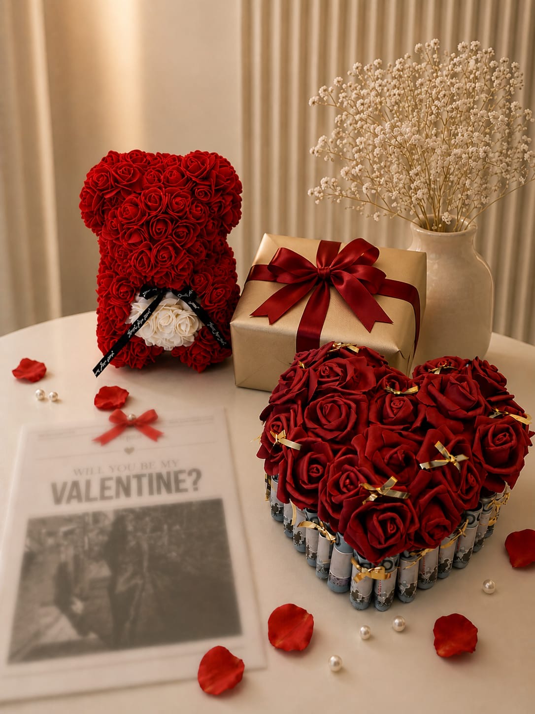 Valentine roses